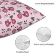 thumbnail image 3 of Pofeuu Bike with Donut Wheels Print Double-sided plush pillowcase Square Throw Pillow Covers Pillows Cover for Living Room Bedroom Sofa Couch Cushion Cover（No pillow core）-22"x22", 3 of 7