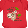 thumbnail image 4 of Inktastic Hanging with My Grandma Boys or Girls Long Sleeve Baby Bodysuit, 4 of 5