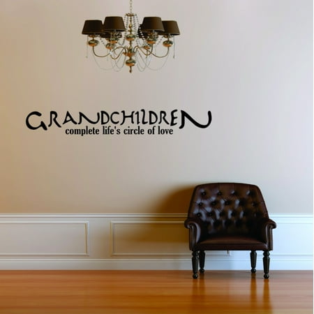 Do It Yourself Wall Decal Sticker Living Room Art Grandchildren Complete Life s 10x35