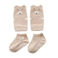 thumbnail image 4 of Juego de protectores de rodillas para bebés, otoño, aprendizaje para bebés, escalones para trepar y prevenir caídas, artefacto para gatear para niños, calcetines de suelo para niños, 4 of 5