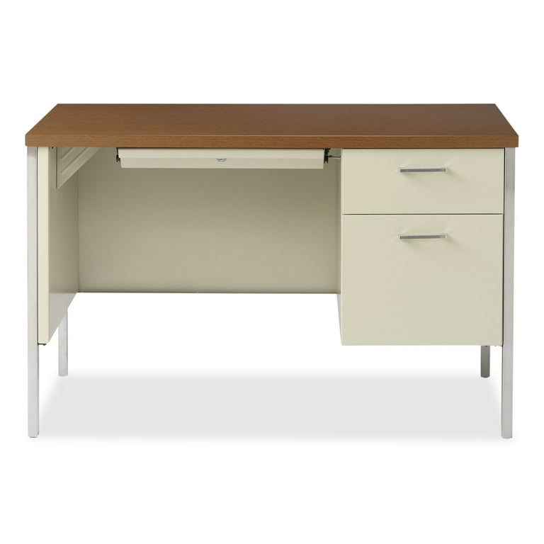 Alera double sale pedestal steel desk