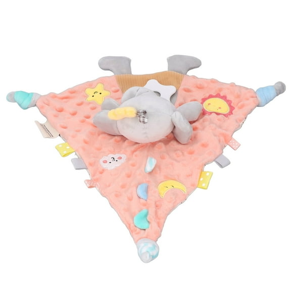Manta de seguridad para bebés, manta de seguridad para bebés, manta de elefante para bebés sin olor, juguete relajante, manta de seguridad para bebés con elefante, rendimiento finamente ajustado