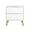 White, variant on 2-Drawer Nightstand With Metal Legs, Compact Bedside Cabinet For Bedroom