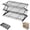 Black, variant on Pekkaxy Collapsible 4-Tier Cooling Rack, 15.75 x 10.24 Inches, Space-Saving Foldable Design for Easy Storage, Perfect for Cooling Cookies, Cakes, and Pastries in Your Kitchen