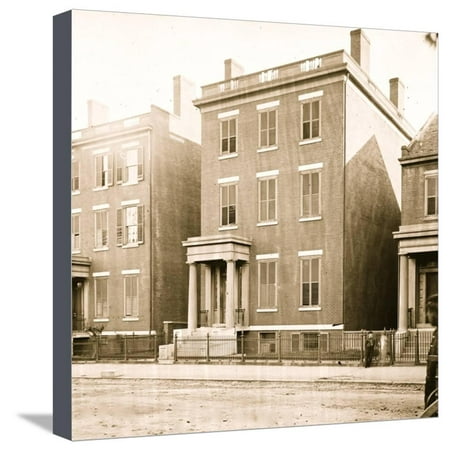 Richmond Imports Richmond Va Richmond, Va. Residence of Gen. Robert E. Lee (707 East Franklin Street) Stretched Canvas Print Wall Art ()