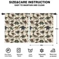 thumbnail image 2 of Blackout Kids Curtains,Colorful Dinosaurs Scientific Pattern Childrens Insulated Curtains Set Of 2,Bedroom Essentials,Toddler Room Decor 52"x63", 2 of 5