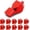 5, variant on Emergency Whistles with Lanyard Red Safety Whistle for Lifeguard Outdoor Emergency Camping Hiking Boating Loud Signaling Whistles
