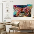 thumbnail image 5 of Elephant Stock Royal Bengal Tiger Wall Art - Horizontal Canvas Wall Art - Living Room Wall Decor - Animal Canvas - Orange And Purple Decor By Richard Wallich - 51" x 34", 5 of 8