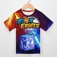 thumbnail image 3 of Kids Blox Fruit T-Shirts, Youth QuakeFruit T-Shirts, Casual Crew Neck Shirts for Boys Girls, Fashion 3D Print Short Sleeve Tee, 3 of 9