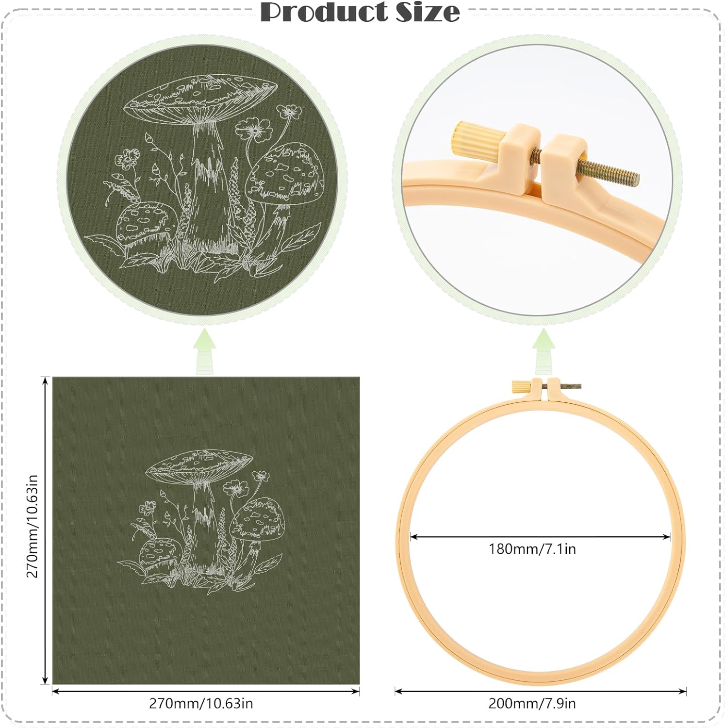 Vetpw 3-Pack Embroidery Kit for Beginners photo 3
