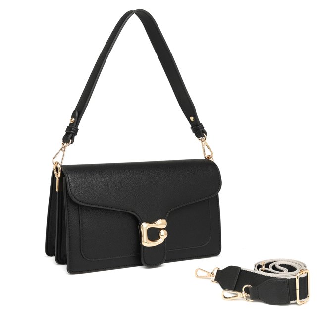 Bandolera Trastar Leather Small para mujer, color negro