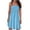Light Blue, variant on Tube Top Dress for Women Casual Summer Strapless Floral Printed Smocked Flowy Boho Beach Midi Sundress