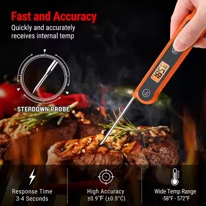 CIRCLE- Thermopro Tp03H Digital Instant Read Meat Thermometer Lcd Bbq Food Thermometer