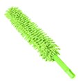 thumbnail image 1 of ZheElen Soft Microfiber Clean Anti Static Turkey Feather Duster Cleaner Brush For Home green 1Set, 1 of 6
