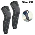 thumbnail image 1 of 1 par de rodilleras extendidas deportivas de nailon de punto para hombres y mujeres, protección de pantorrilla para otoño e invierno, baloncesto, fútbol, ​​montañismo, rodilleras cálidas XianweiShao 8390614528956, 1 of 1