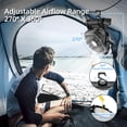 thumbnail image 5 of Camping Fan Rechargeable, 20000mAh Battery Powered Portable Fan with LED Light & Hook, 4-Speed 270° Adjustable, Camping Essentials for Tent, Travel, Car, Outdoor, Indoor, BBQ, Fishing, Jobsite, 5 of 7