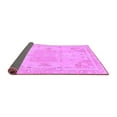 thumbnail image 2 of Ahgly Company Indoor Square Abstract Purple Modern Area Rugs, 5' Square, 2 of 4