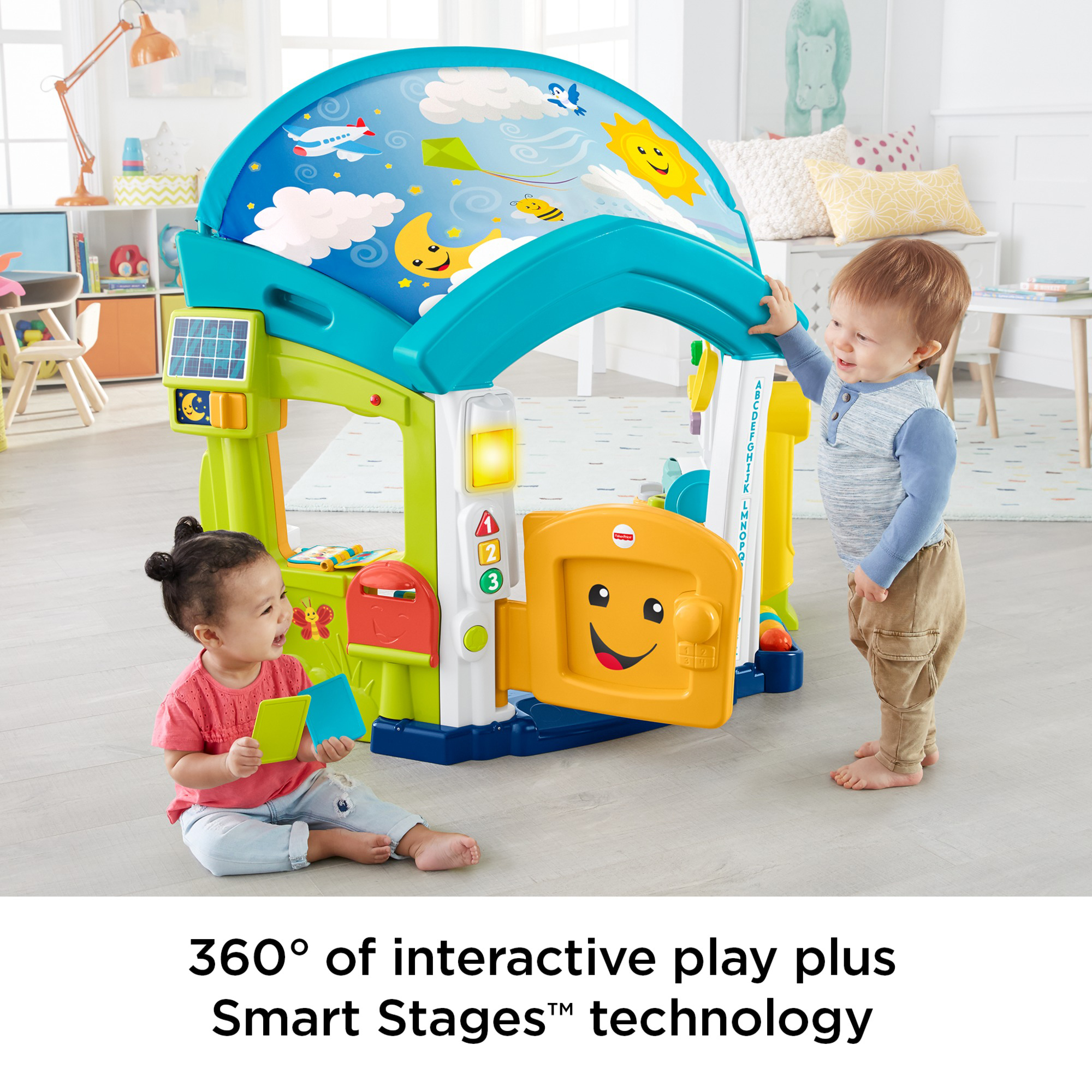 Fisher-Price Laugh & Learn Playhouse Educational Toy for Babies & Toddlers, Smart Learning Home - image 5 of 25