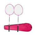 thumbnail image 4 of S SERENABLE 2Pcs Badminton Rackets Set Badminton Shuttlecock for Games Beginners Outdoor red, 4 of 9