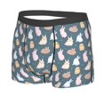 thumbnail image 5 of Goofa Cute Rabbit Printed Men's Boxer Briefs Underwear, Moisture-Wicking Underwear, Trunk,Soft and Breathable Cotton Underwear-Large, 5 of 9