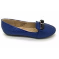 thumbnail image 5 of Victoria K Techno Shine Quilted Texture Black Bow Ballerina Flats (Women), 5 of 5