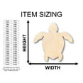 thumbnail image 2 of Unfinished Wood Turtle Shape - Craft - up to 46" DIY 42" / 1", 2 of 3
