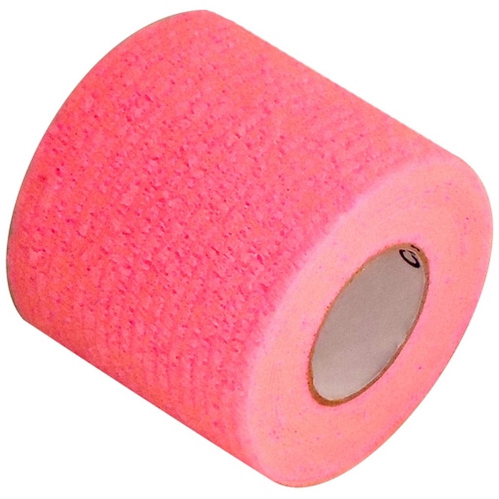Premium Pink Fluorescent Cohesive Soft Grip Tape 1-1/2" X 5 Yard