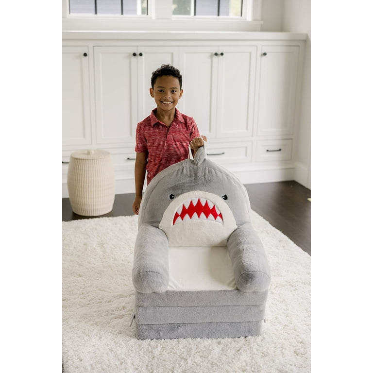 Ubuy Baby Shark Bean Bag Chair Toddler Couch Convertible Soft