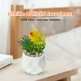 thumbnail image 4 of Artificial Succulents Fake Plant in Pots Mini floral Décor Artificial Greenery Realistic Faux Succulents for Home Office Window Sill Bathroom Bedroom 4 Pcs Multi-Color, 4 of 8
