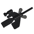 thumbnail image 1 of Cerradura de puerta de viaje portátil, Tope de puerta, cerraduras de bloqueo, cerradura de acero inoxidable, hebilla de dispositivos adicionales para negro, 1 of 8