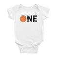 thumbnail image 1 of Justaucorps Mignons de Basketball pour Bébé d'Un An Premier Anniversaire Garçon Fille une-Pièce, 1 of 3