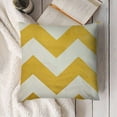 thumbnail image 3 of FUMJ Outdoor Summer Throw Pillow Cover Geometry Yellow Square Cushion Cases Modern Decorative Stripes Wave Home Decor for Bench Couch Sofa Living Room Bedroom, 3 of 5