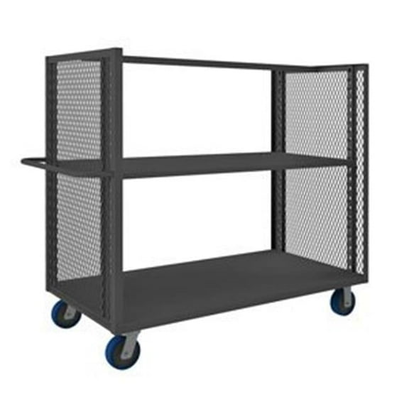 Durham 2SPT-EX3060-1A-2K-6PU-95 56 in. Steel Mesh Truck, Gray - 2000 lbs