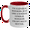 White/Red, variant on Funny General Manager Gifts: Gifts from Friends, Coworkers, or Family, Two Tone Coffee Mugs for General Manager, Inspirational Quote, Perfect Mother's Day Unique Gifts for Women or Men