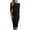 Black, variant on TEAJOPSUU Dresses for Women Elegant 3/4 Sleeve Ruched Waist Bodycon Pencil Midi Dress for Work Cocktail Formal Office Wine