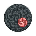 thumbnail image 2 of XMXY Umbrella Courage Spare Tire Cover，Universal Waterproof Cover for Jeep RV Tire Wheel Protection 17 inch, 2 of 8