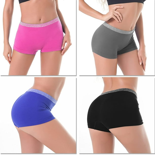 Customize Logo All Over Print Comfort Cotton Spandex Young Ladies Boyshorts  - China Underwear and Lingerie price