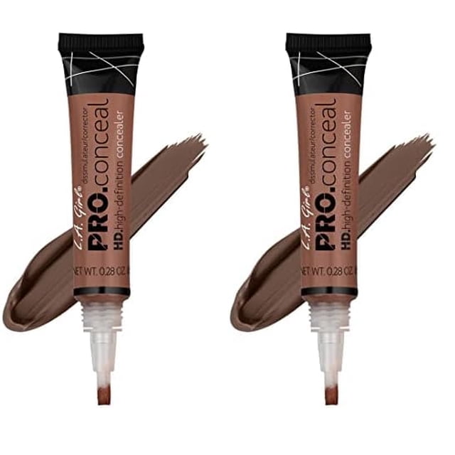 Concealer L.A. Girl Pro Conceal HD Caoba, 8 ml (paquete de 2)