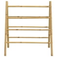 thumbnail image 5 of vidaXL Towel Ladder Natural Bamboo Bamboo Double Towel Ladder, 5 of 8