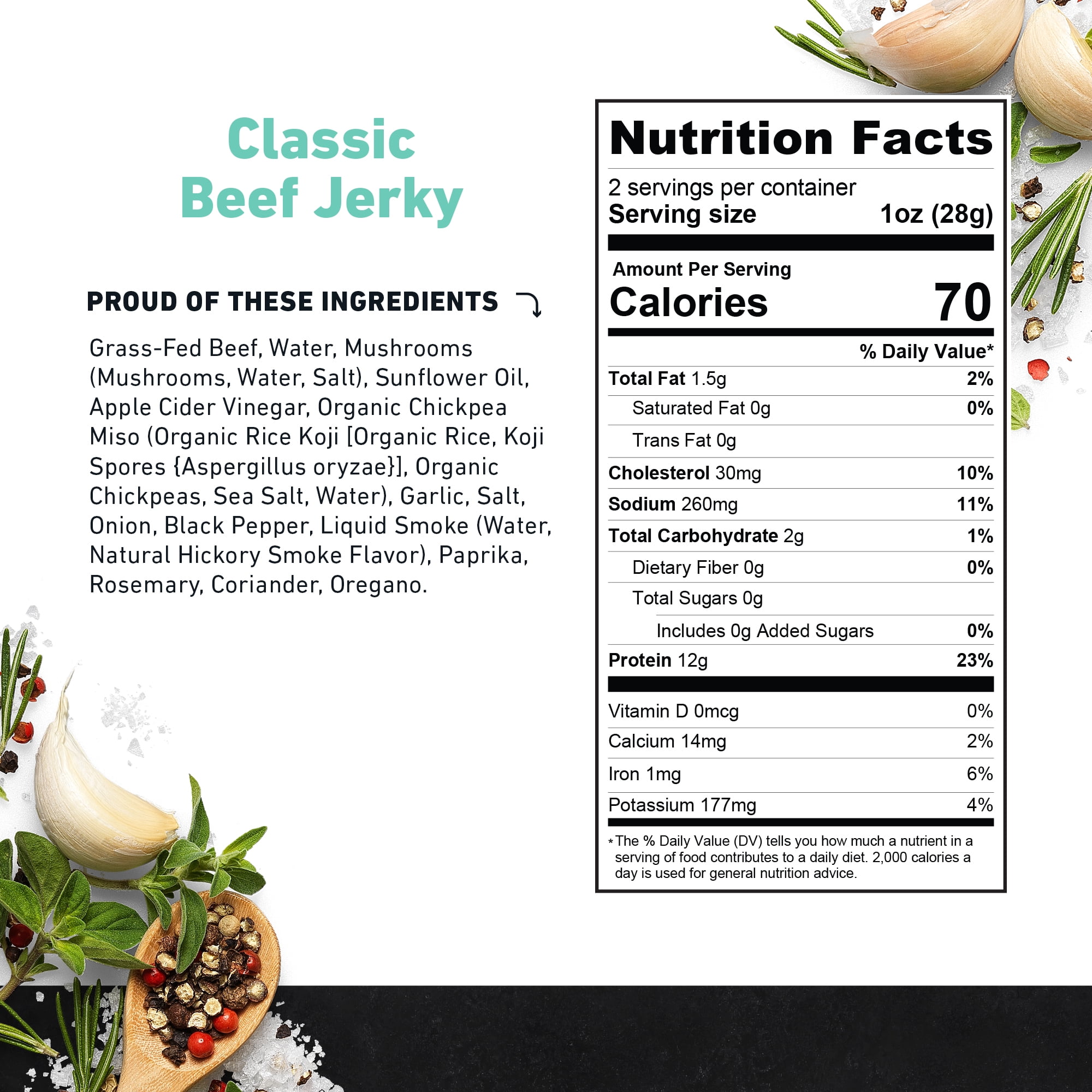 Country Archer 2oz Zero Sugar Classic Beef Jerky
