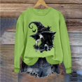 thumbnail image 6 of Jsaierl Halloween Sweatshirts for Women Plus Size Witch Graphic Pullovers Soft Going Out Round Neck Long Sleeve Shirt Tops Halloween Clothes, Sizes S-2XL, 6 of 7
