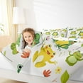 thumbnail image 4 of Castle Fairy Children Teens Green Frog 3 Pieces Queen Comforter Set,Flower Animal Ultra Soft Bedding Sets,Kawaii Wildlife Bedding Comforter Set Breathable,Lightweight Room Decor,Reversible, 4 of 8