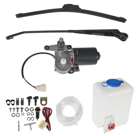 YHH Electric Universal Windshield Wiper Kit Replacement fit for Golf Cart