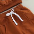 thumbnail image 5 of Toddler Baby Girl Boy Halloween Outfit Pumpkin Crewneck Sweatshirt Long Sleeve Shirts Top and Pants Set Fall Winter Clothes, 5 of 7