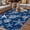 Navy Blue White, variant on Navy Blue Coastal Outdoor Rug for Patio/Deck/Porch, Non-Slip Large Area Rug 6 x 9 Ft, Nautical Beach Starfish Coral Summer Indoor Outdoor Rugs Washable Area Rugs, Reversible Camping Rug Carpet Runner