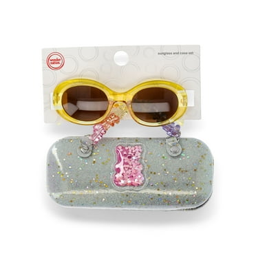 Wonder Nation Girls Sunglasses and Gummy Bear Case Set, 2-Piece