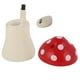 thumbnail image 3 of Caja De Palillos De Dientes Rojo Blanco De Familia De Plástico Con Forma De Seta Unique Bargains palillos de dientes, 3 of 3