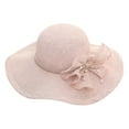 thumbnail image 3 of CAIXIA Kentucky Derby Hats for Women 2026 Organza Cloche Bowler Hat for Women Tea Party Flat Top Hat Wide Brim Fascinator Hat Uv Protection Sun Hat, 3 of 9