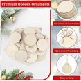 thumbnail image 3 of 50 PCS Wooden Christmas Ornaments Wooden Christmas Ornaments, 3 of 5