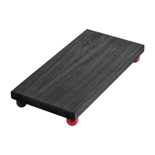 Soporte de madera para cosméticos, pedestal resistente para tocador, encimera y dormitorio. Grande